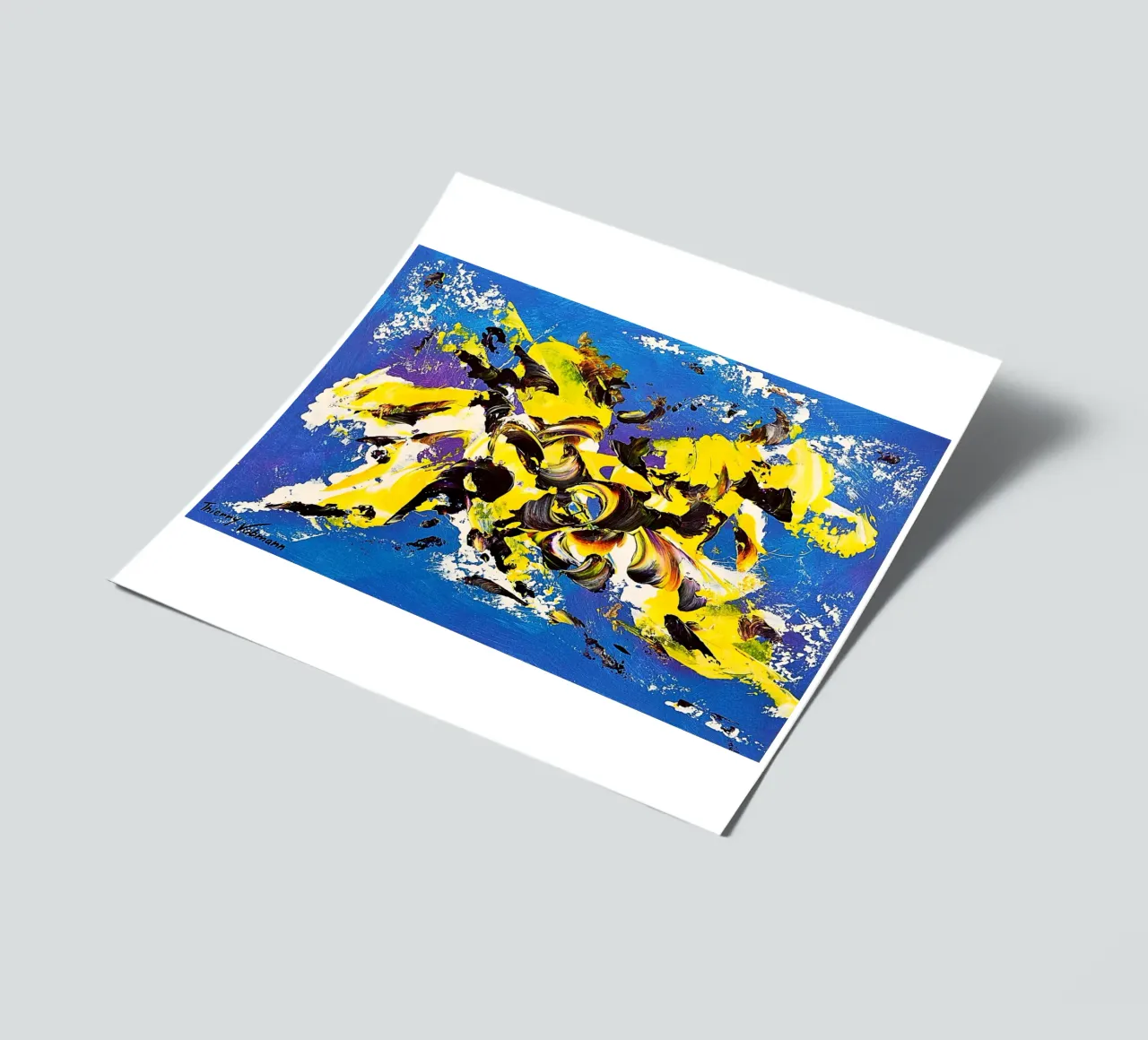 IDEAL GIFT 69 Stickerbogen von Thierry Vobmann Abstract painting