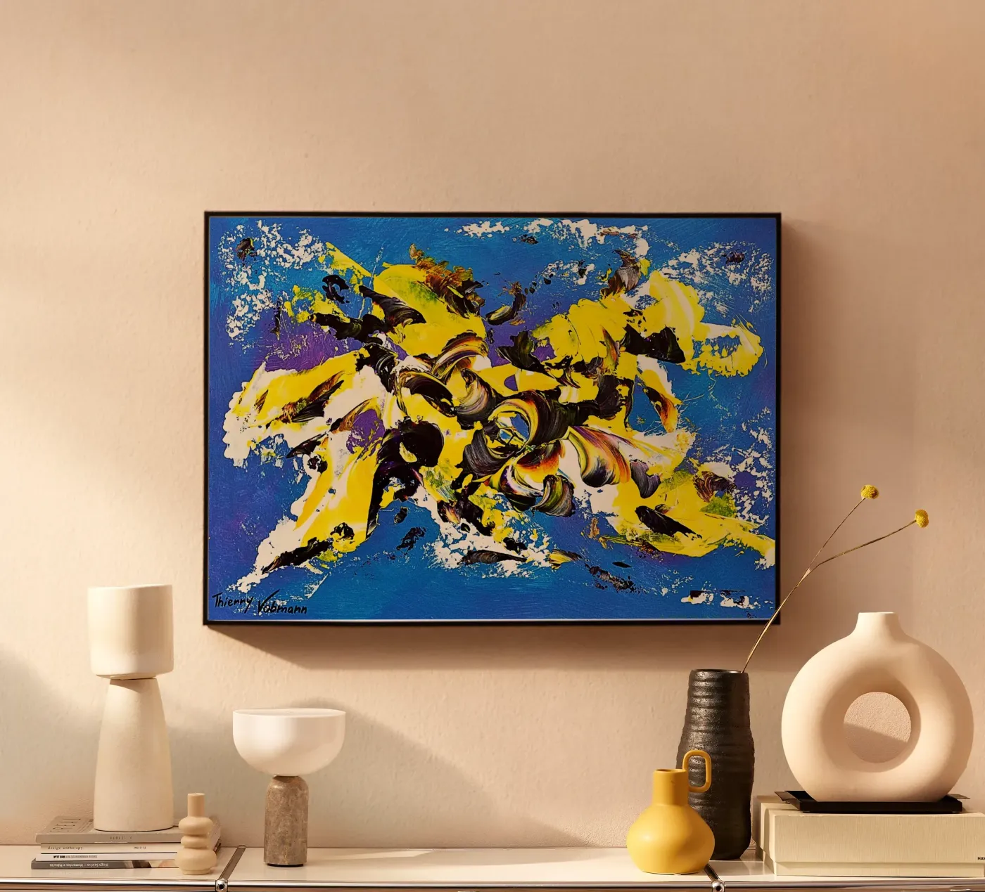 IDEAL GIFT 69 plexiglass da Thierry Vobmann Abstract painting