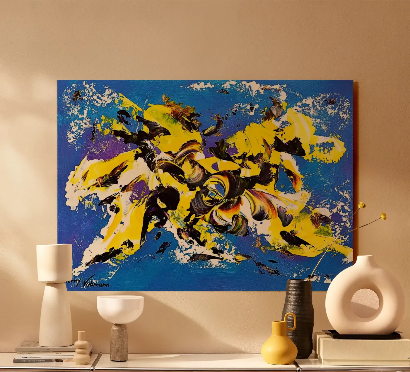 IDEAL GIFT 69 plexiglass da Thierry Vobmann Abstract painting