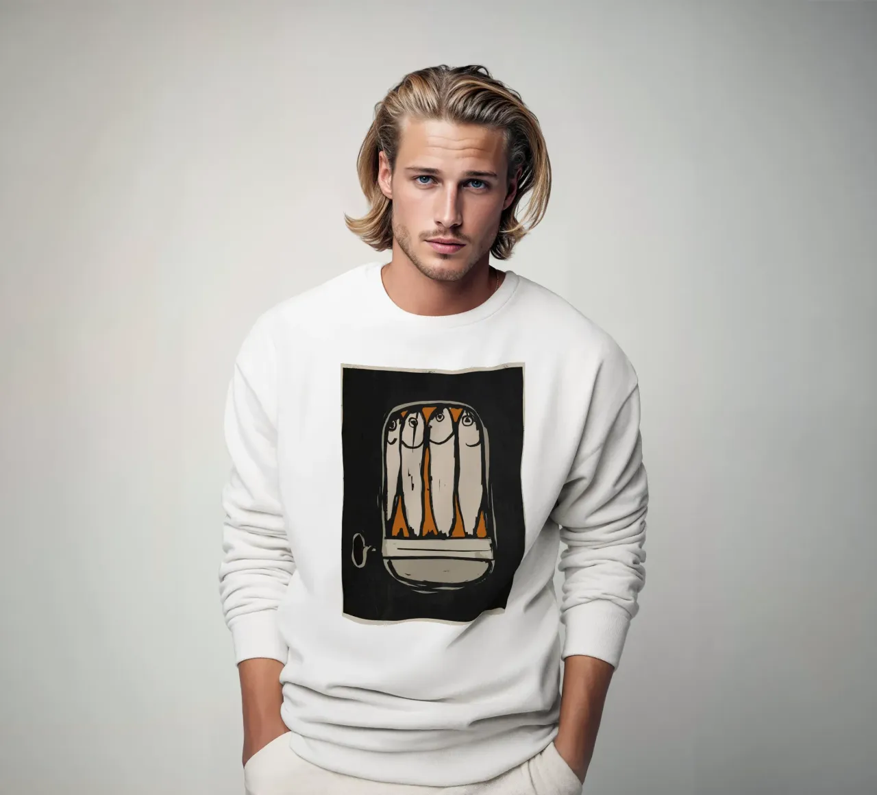 Sardines sweatshirt by ThingDesign