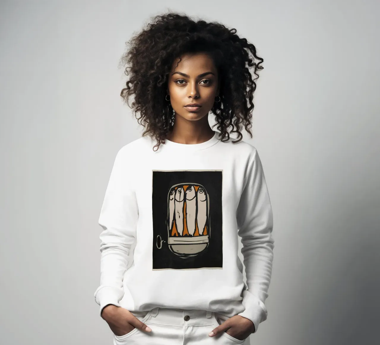 Sardines sweatshirt by ThingDesign