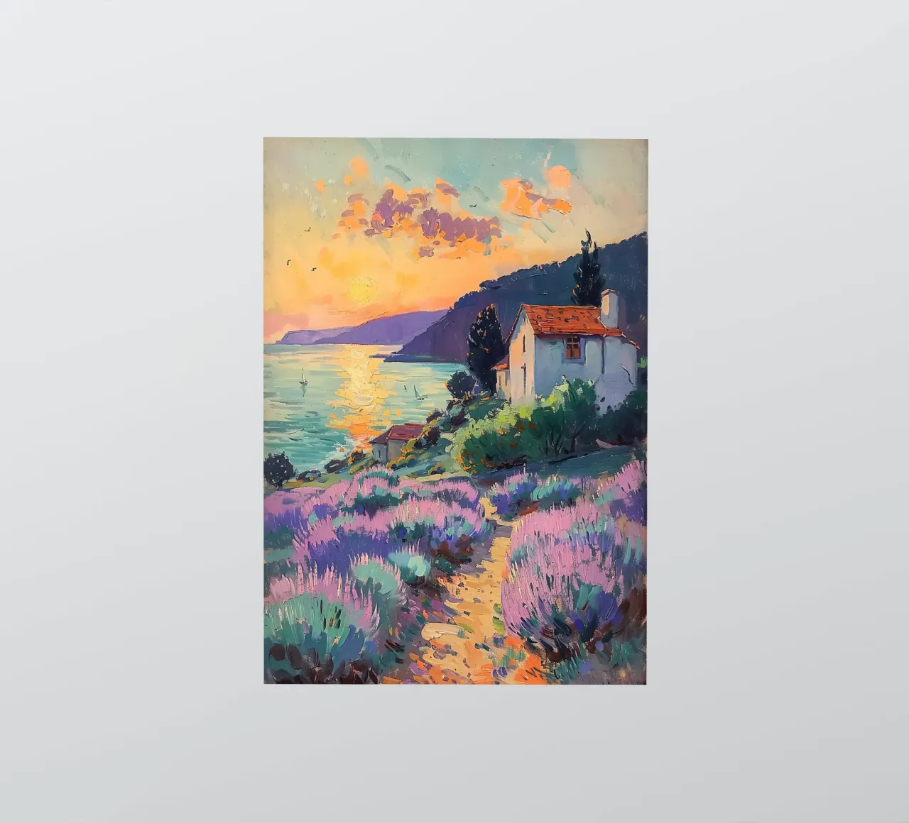 Vivere il silenzio adesivo da Nikis Art Studio