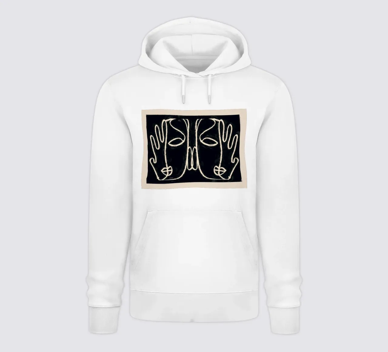 Due volti felpa con cappuccio da ThingDesign