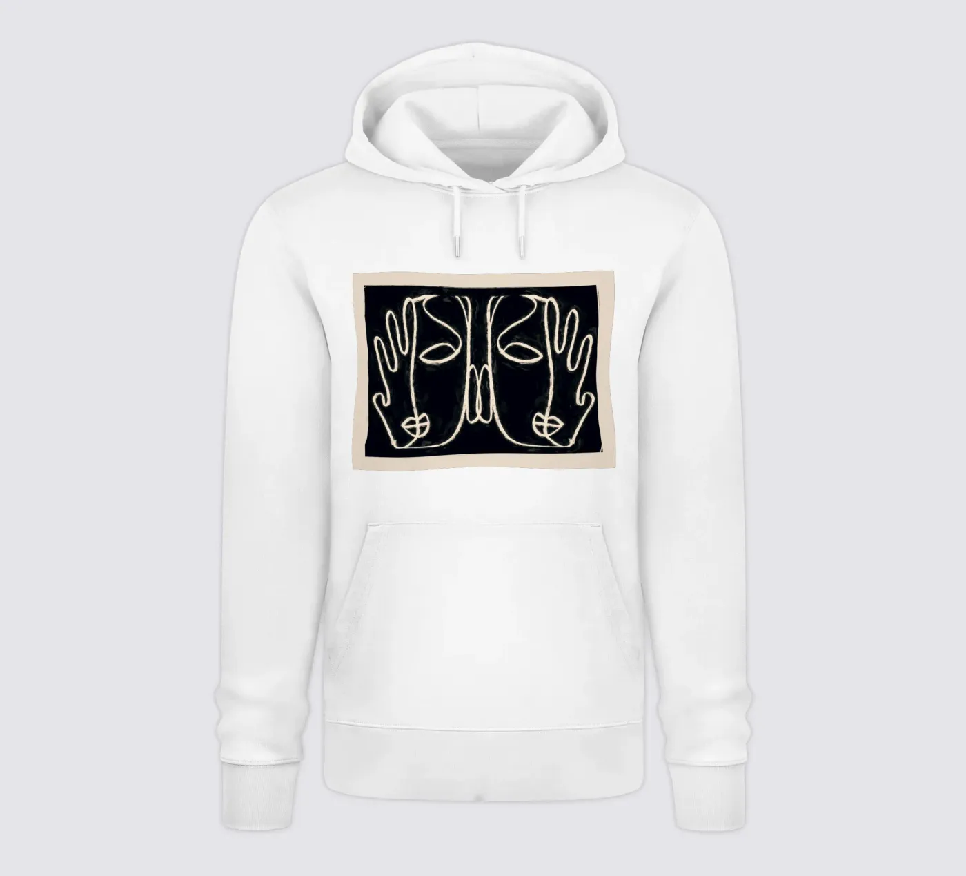 Two Faces hoodie by ThingDesign