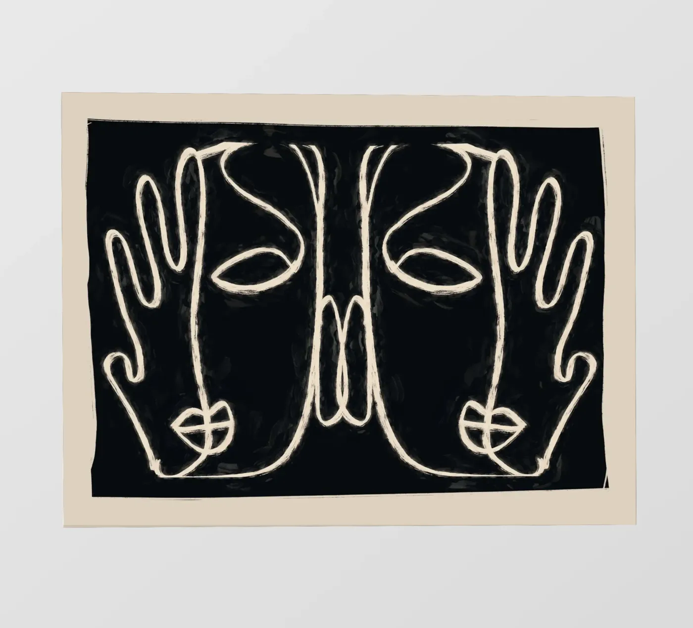 Due volti carta da parati fotografica da ThingDesign