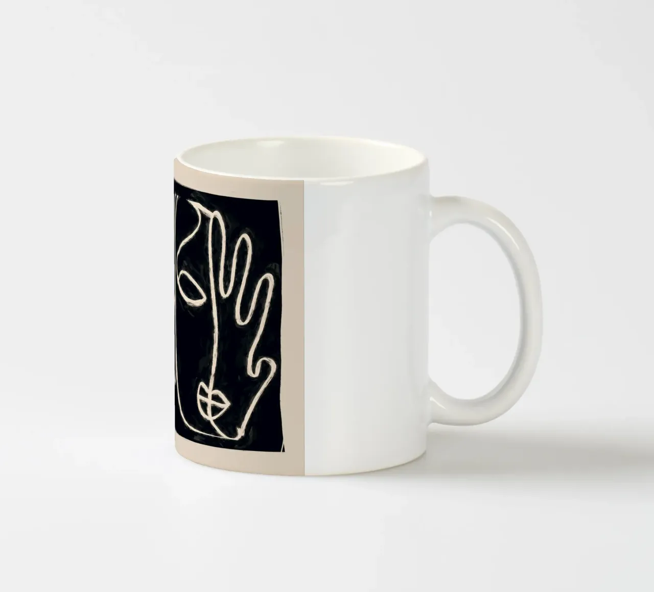 Due volti tazza in ceramica da ThingDesign
