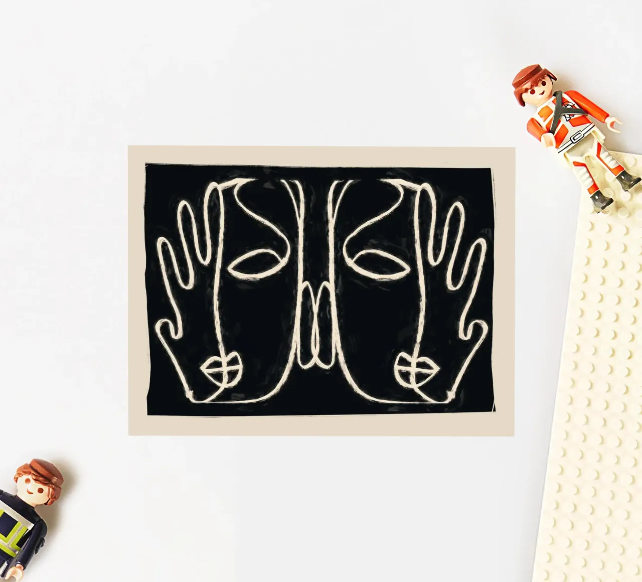 Two Faces sticker by ThingDesign