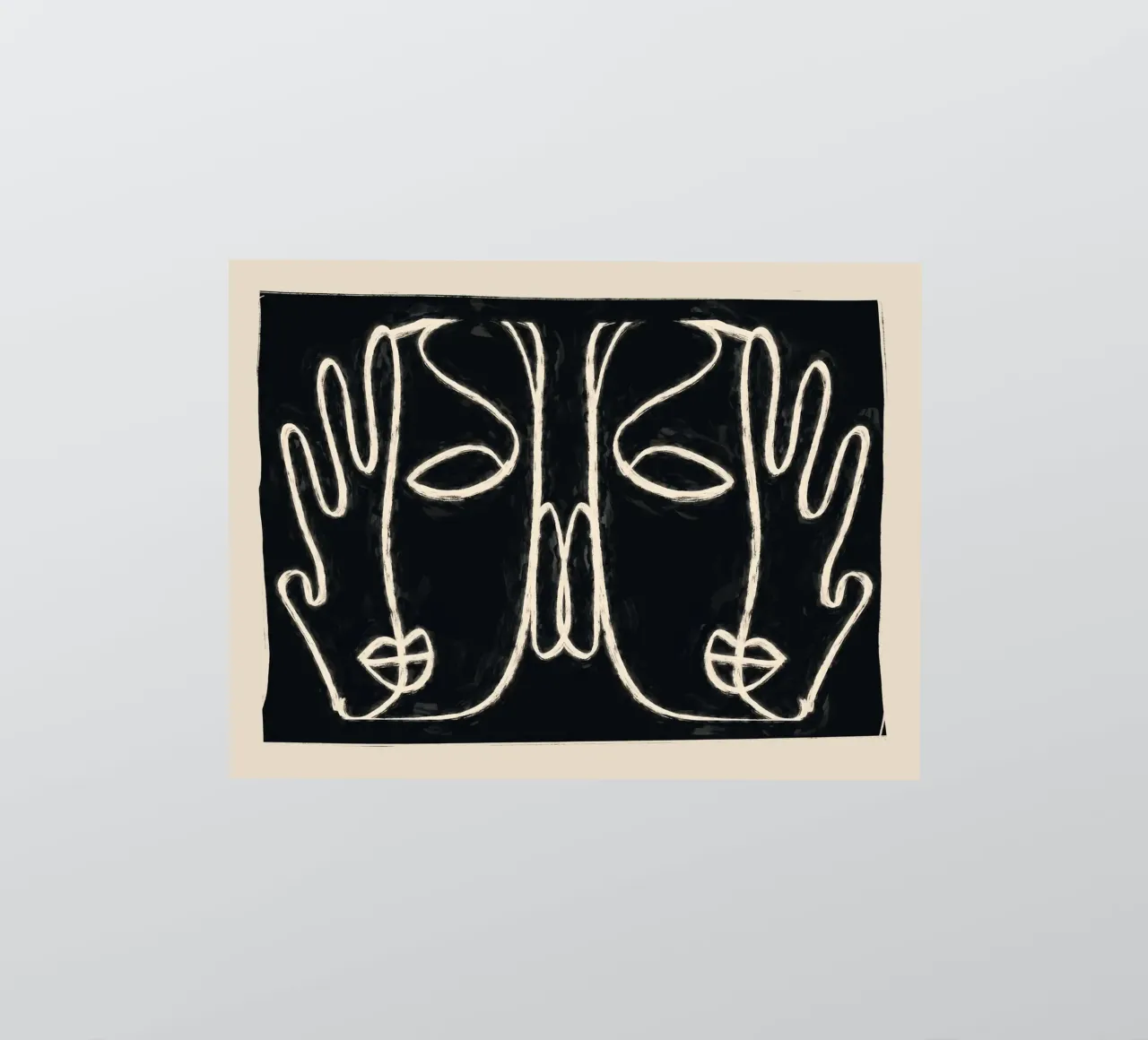 Two Faces sticker by ThingDesign