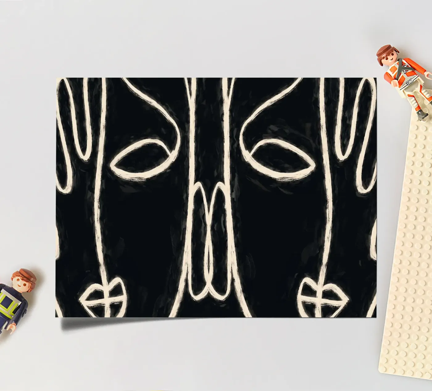 Two Faces sticker sheet by ThingDesign