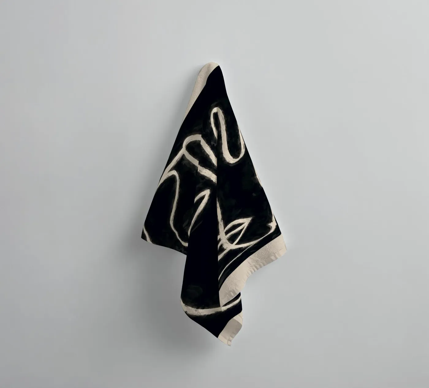 Two Faces towel by ThingDesign