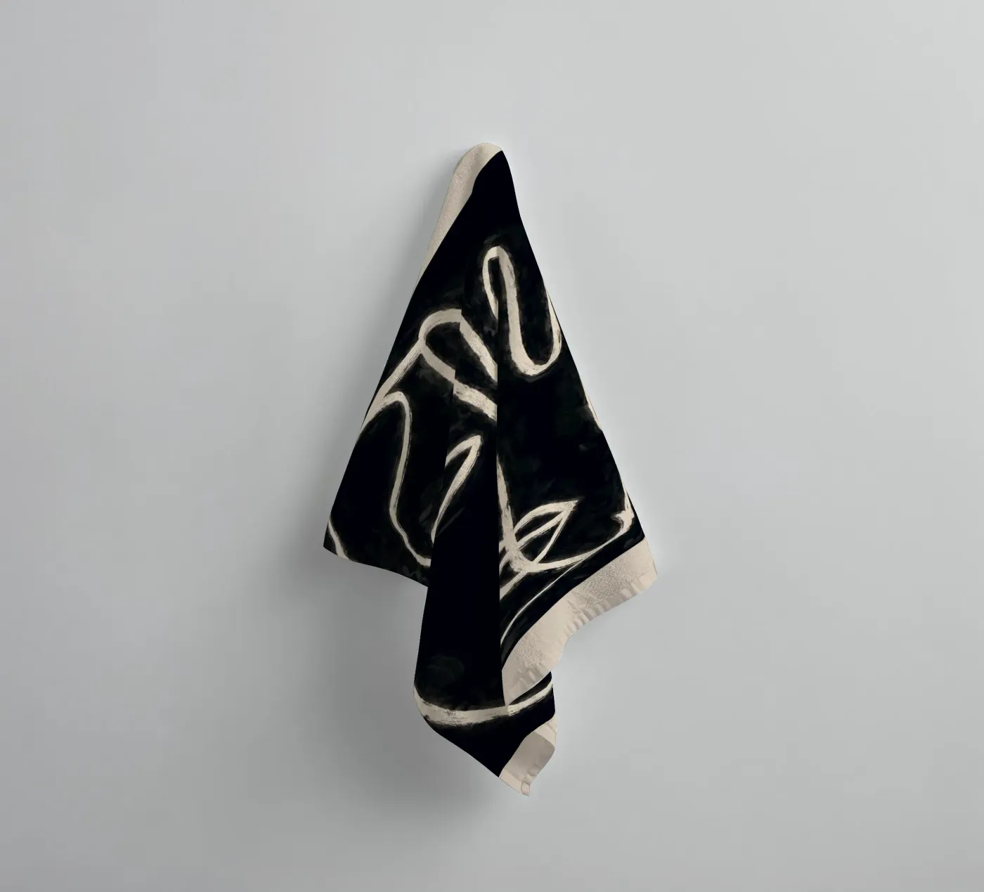 Two Faces Handtuch von ThingDesign