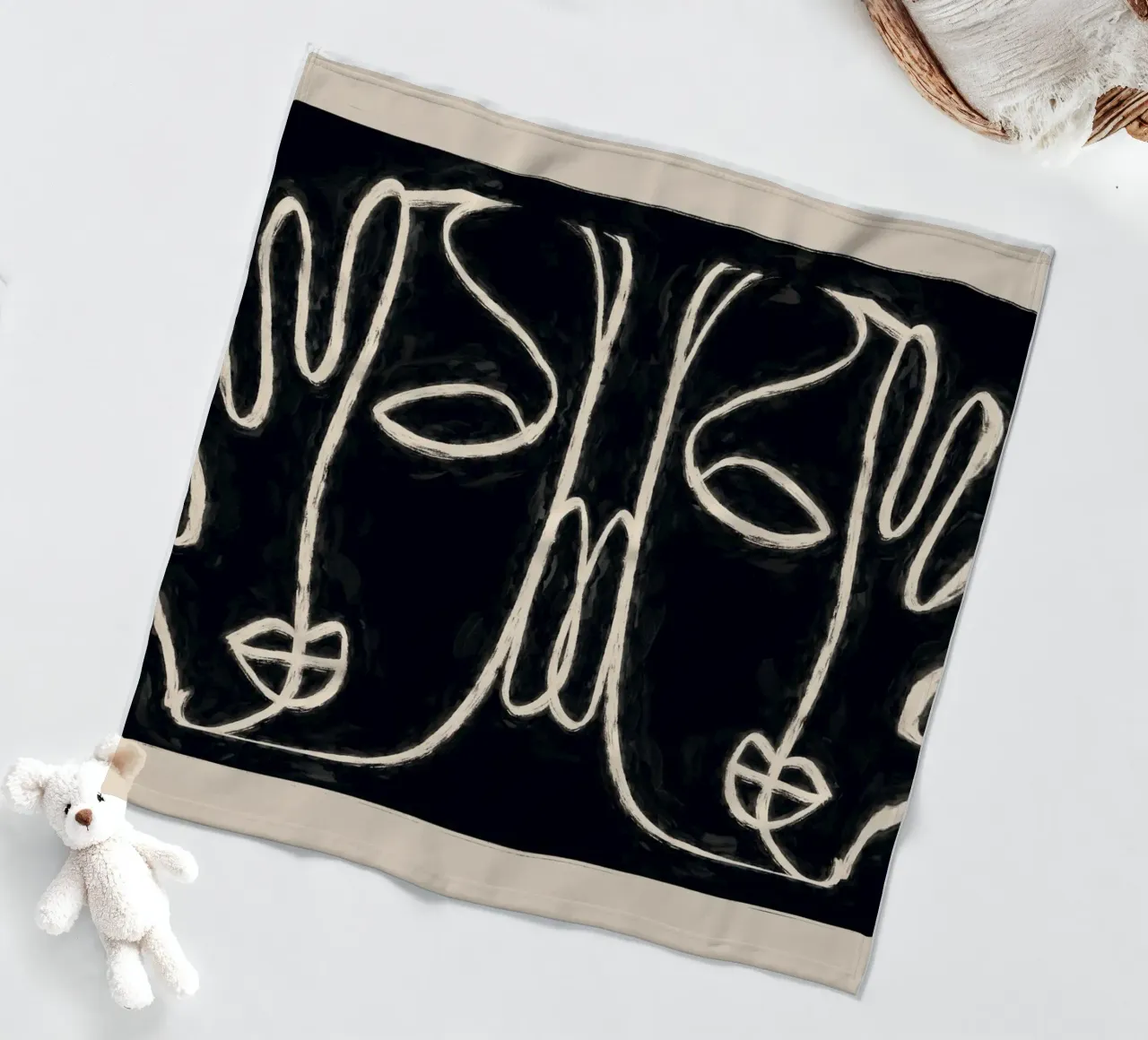 Two Faces fleecedeken van ThingDesign