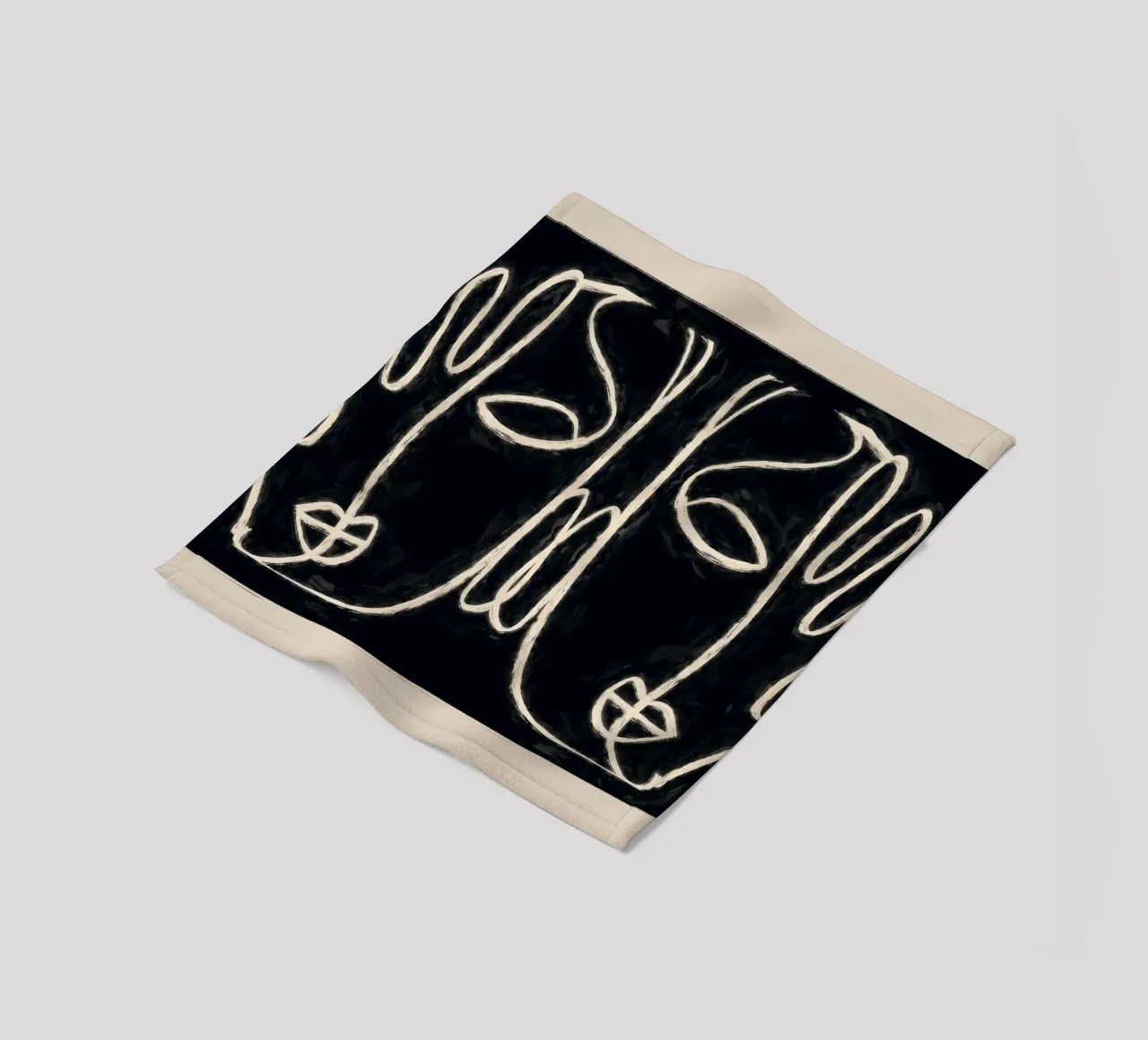 Two Faces fleecedeken van ThingDesign