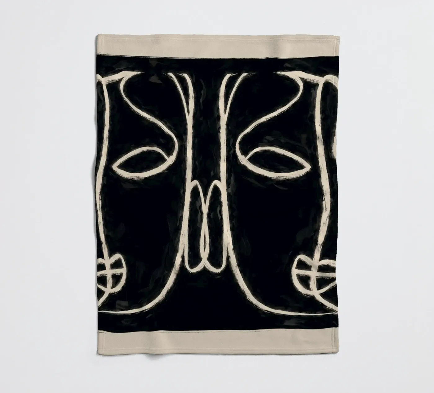 Two Faces Fleecedecke von ThingDesign