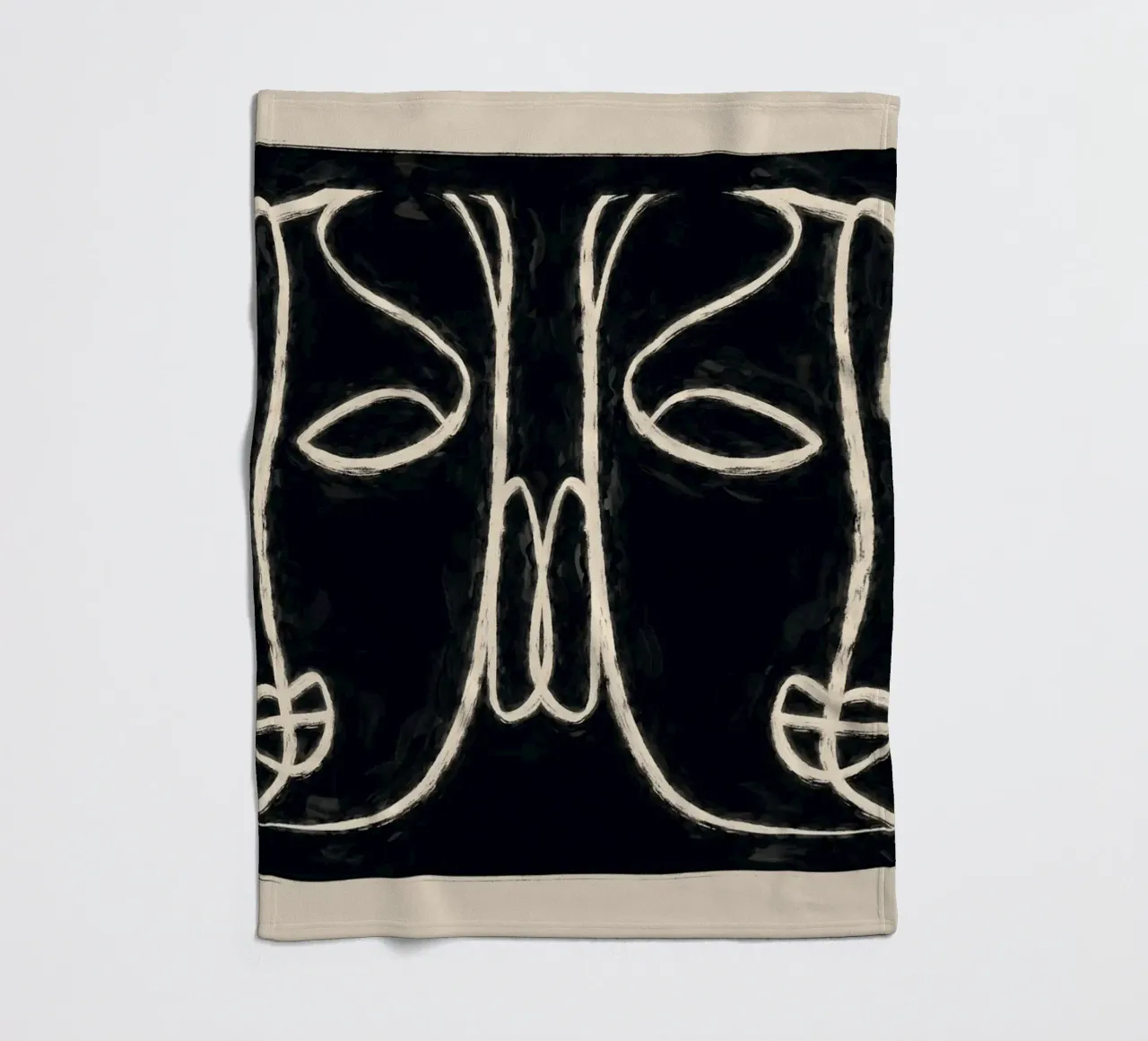 Two Faces fleecedeken van ThingDesign