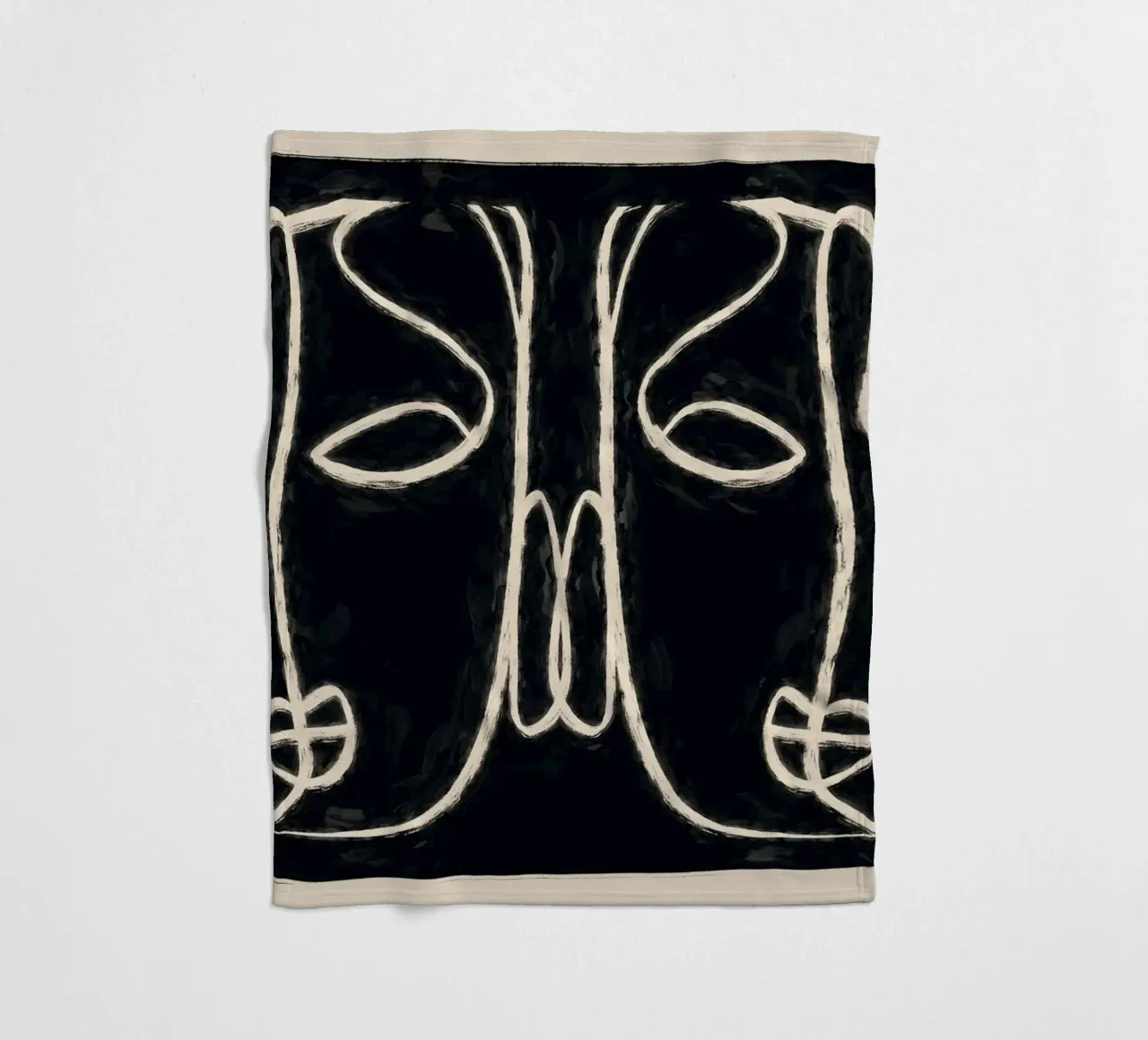 Two Faces fleecedeken van ThingDesign