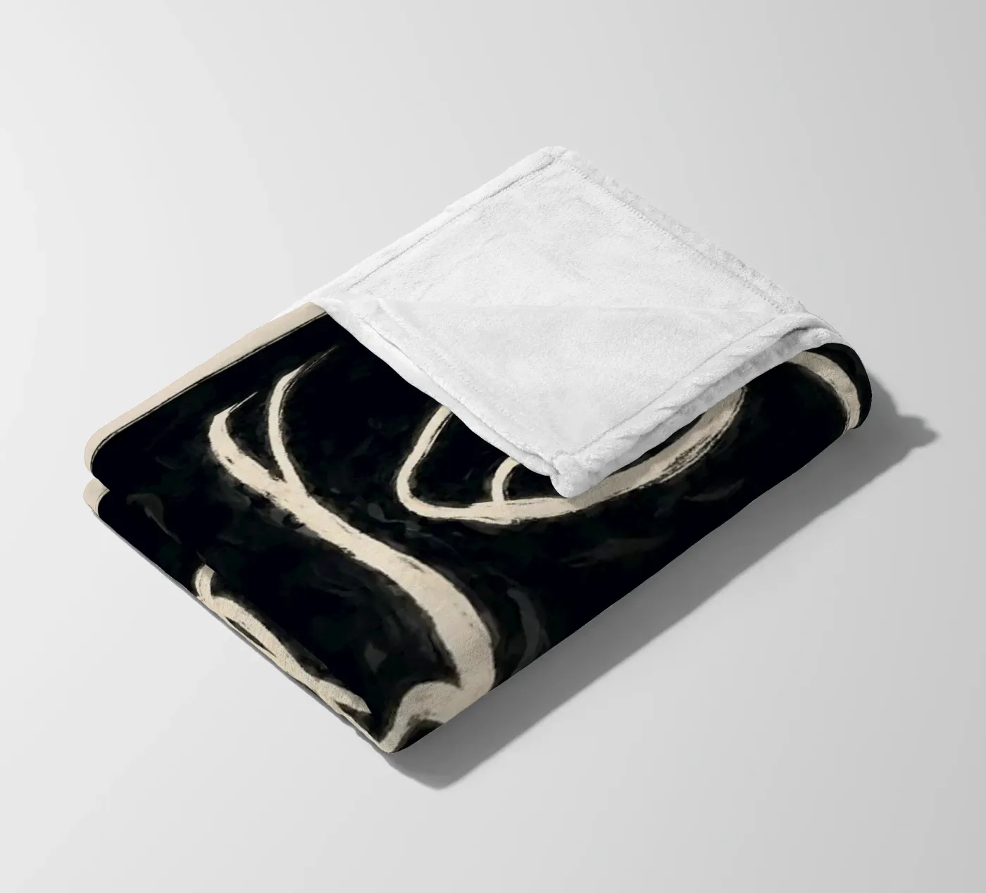 Zwei Gesichter Fleecedecke von ThingDesign