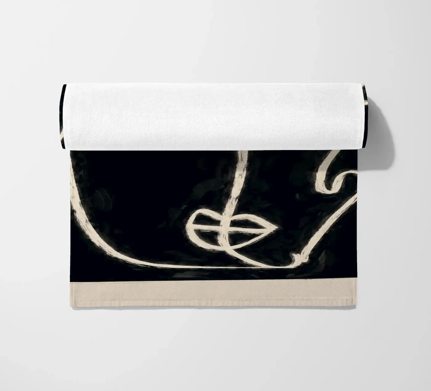 Two Faces Strandtuch von ThingDesign