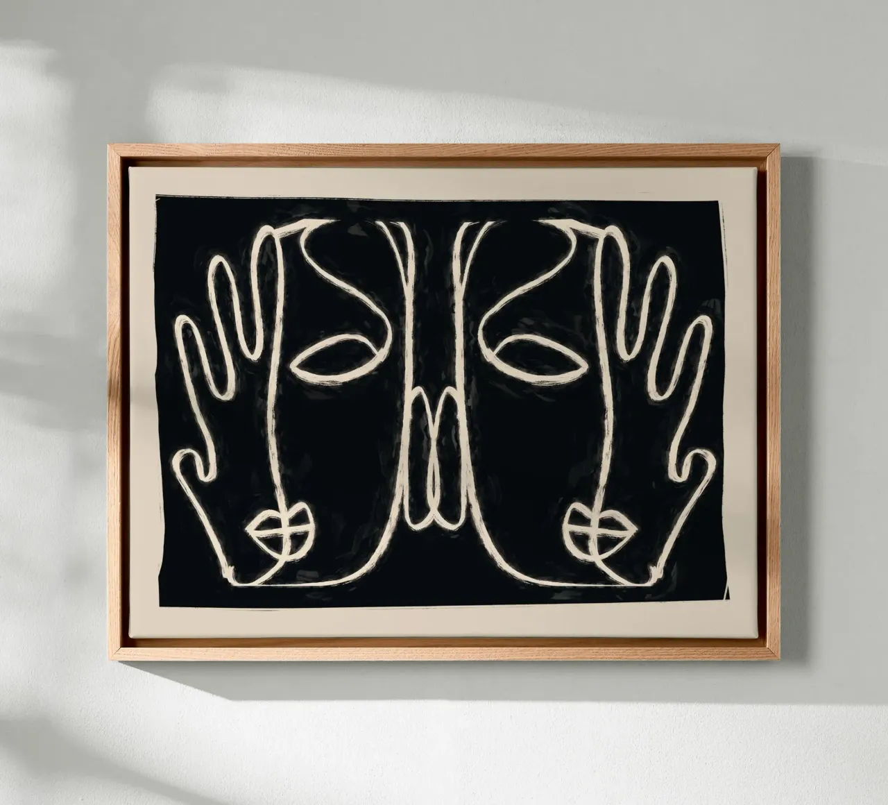 Two Faces canvas by ThingDesign