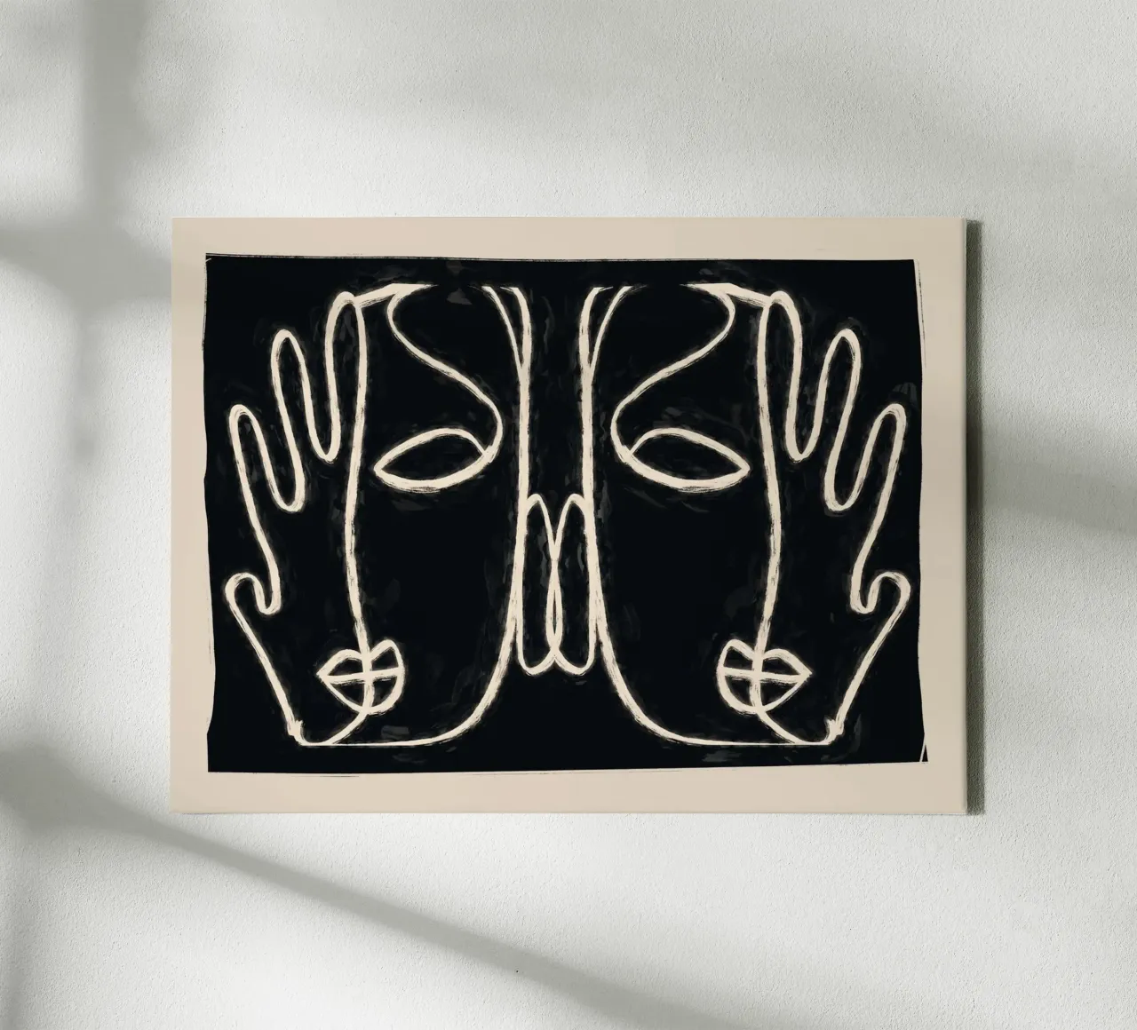 Two Faces canvas by ThingDesign