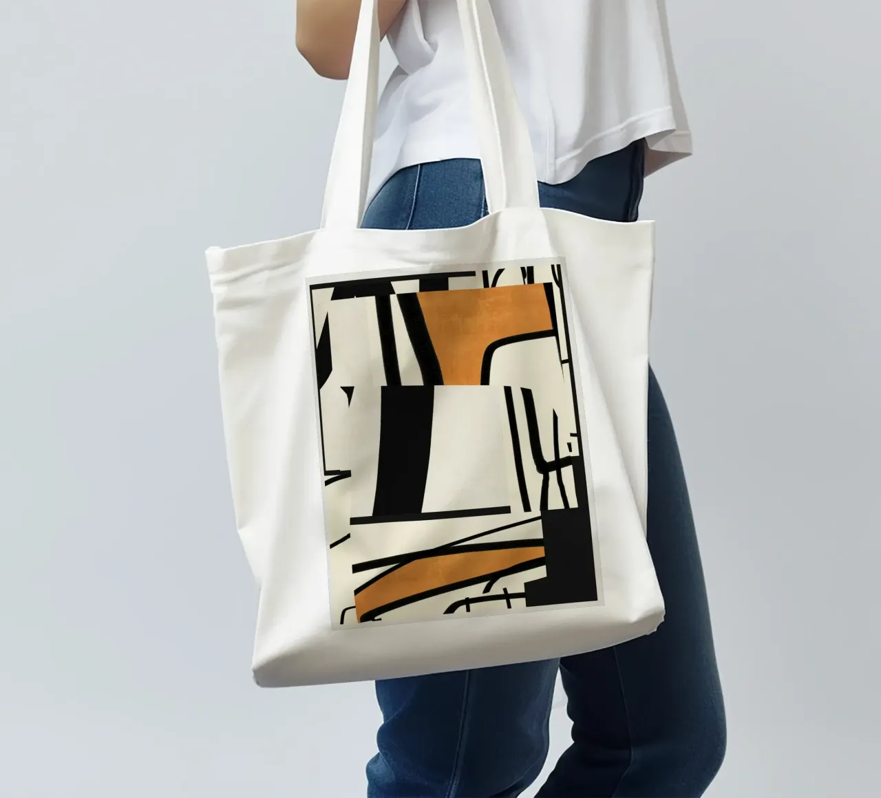 Art abstrait moderne 65 tote bag de ThingDesign