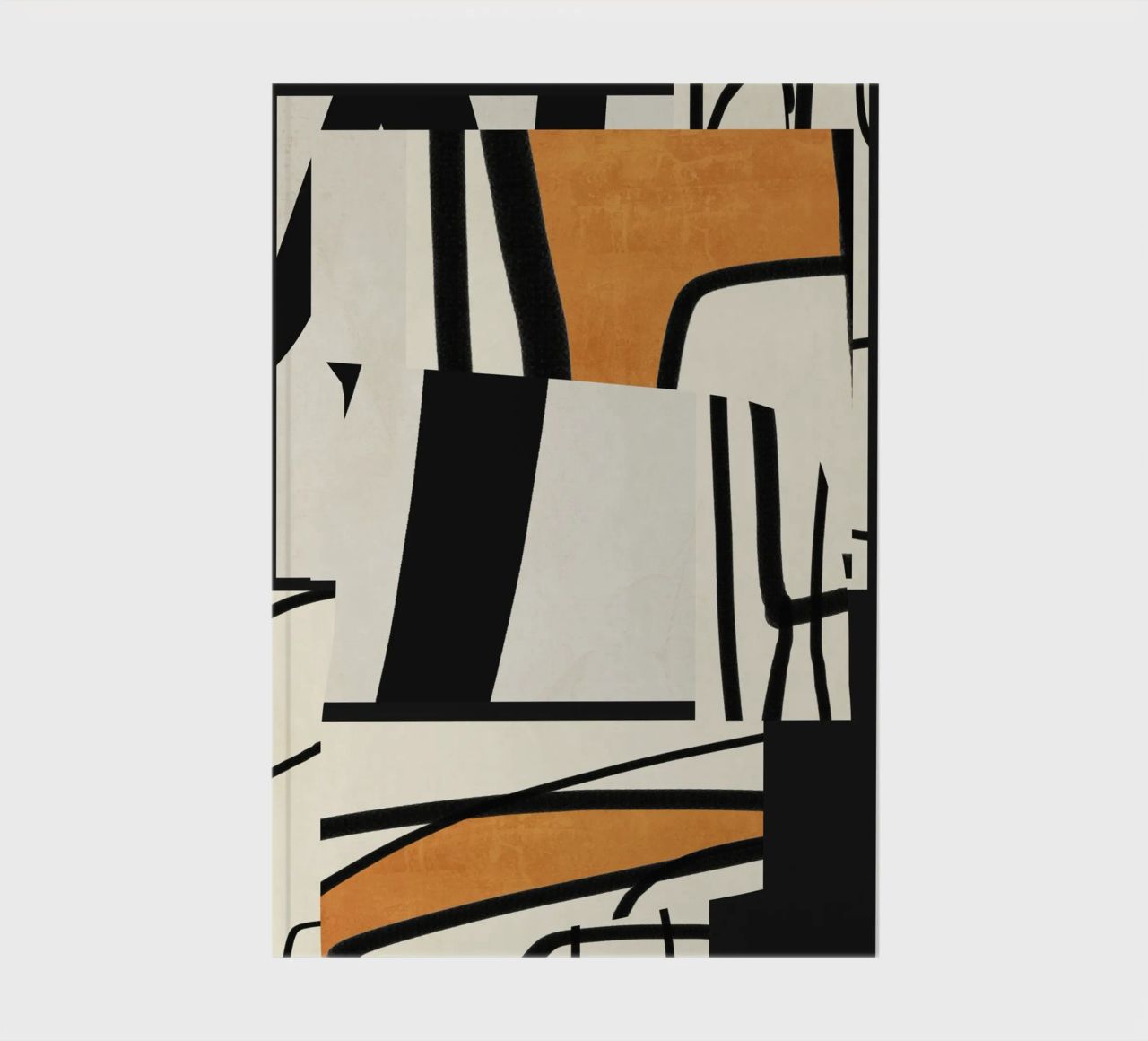 Modern Abstract Art 65 notebook by ThingDesign