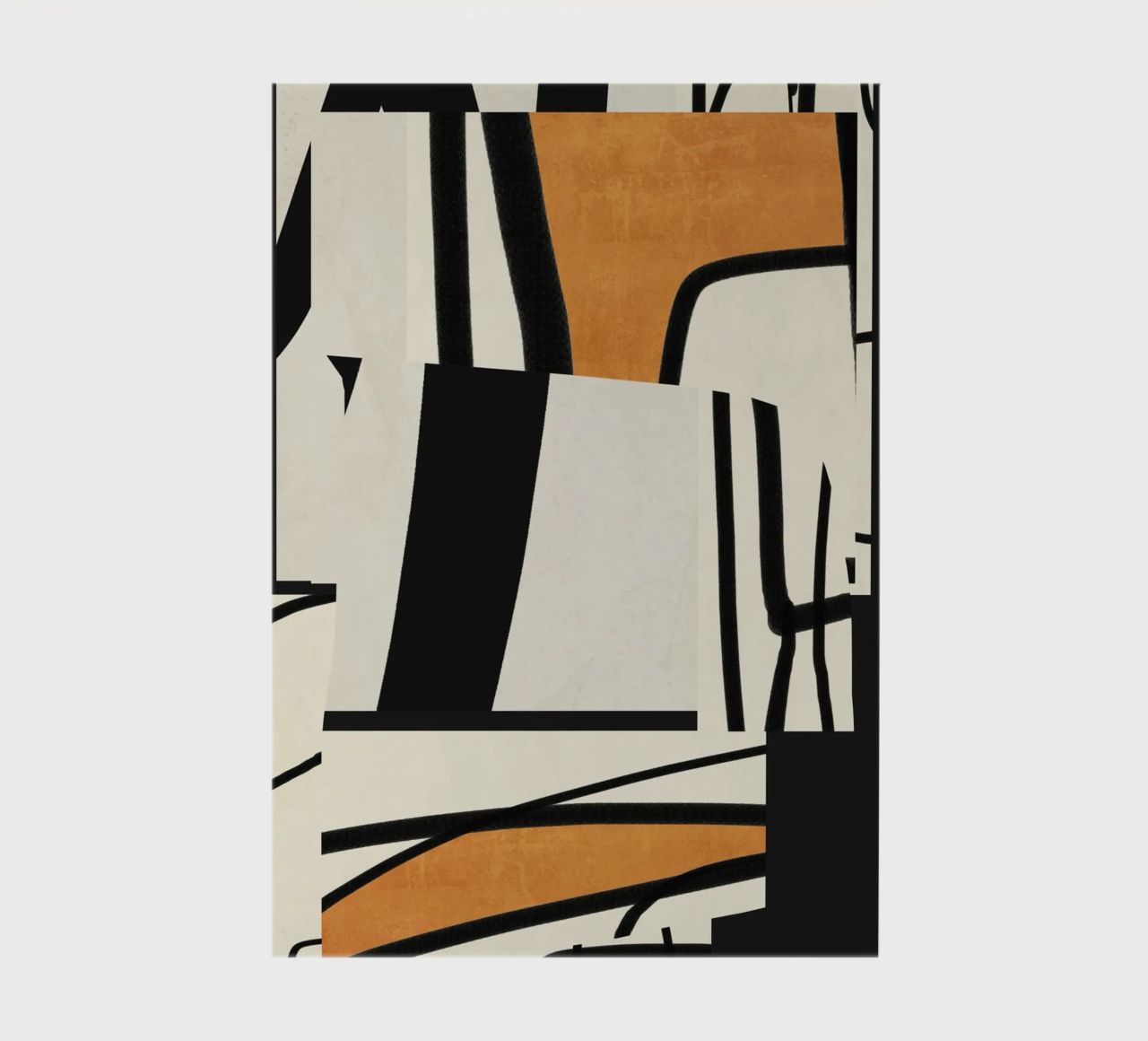Modern Abstract Art 65 notebook by ThingDesign