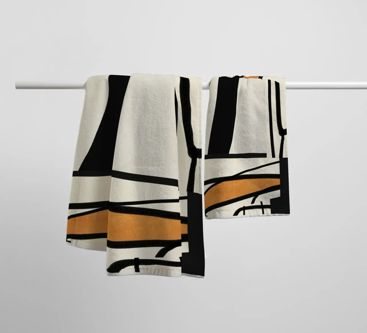 Moderne abstrakte Kunst 65 Handtuch von ThingDesign