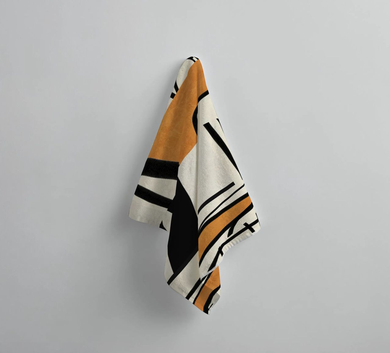 Modern Abstract Art 65 towel by ThingDesign