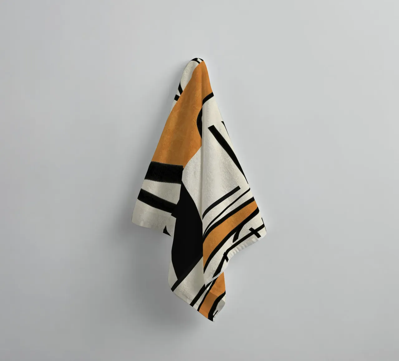 Moderne abstracte kunst 65 badhanddoek van ThingDesign