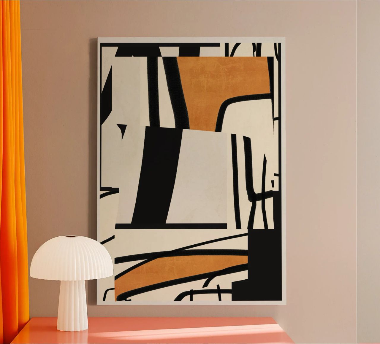 Modern Abstract Art 65 canvas by ThingDesign