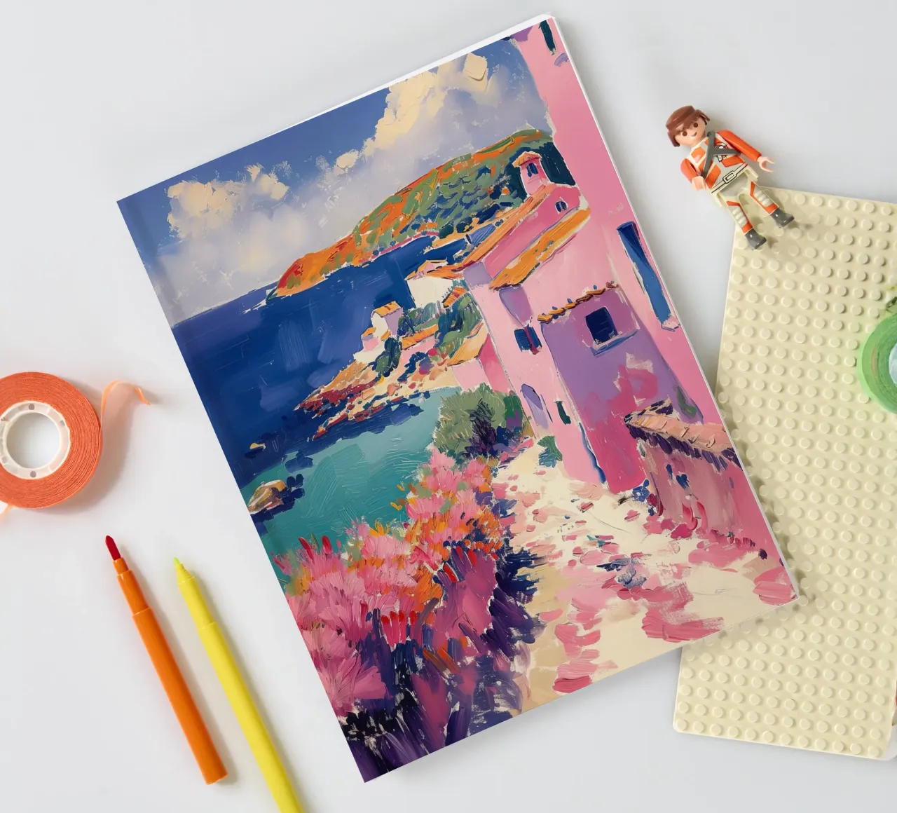 The secret of the golden hour notebook by Nikis Art Studio