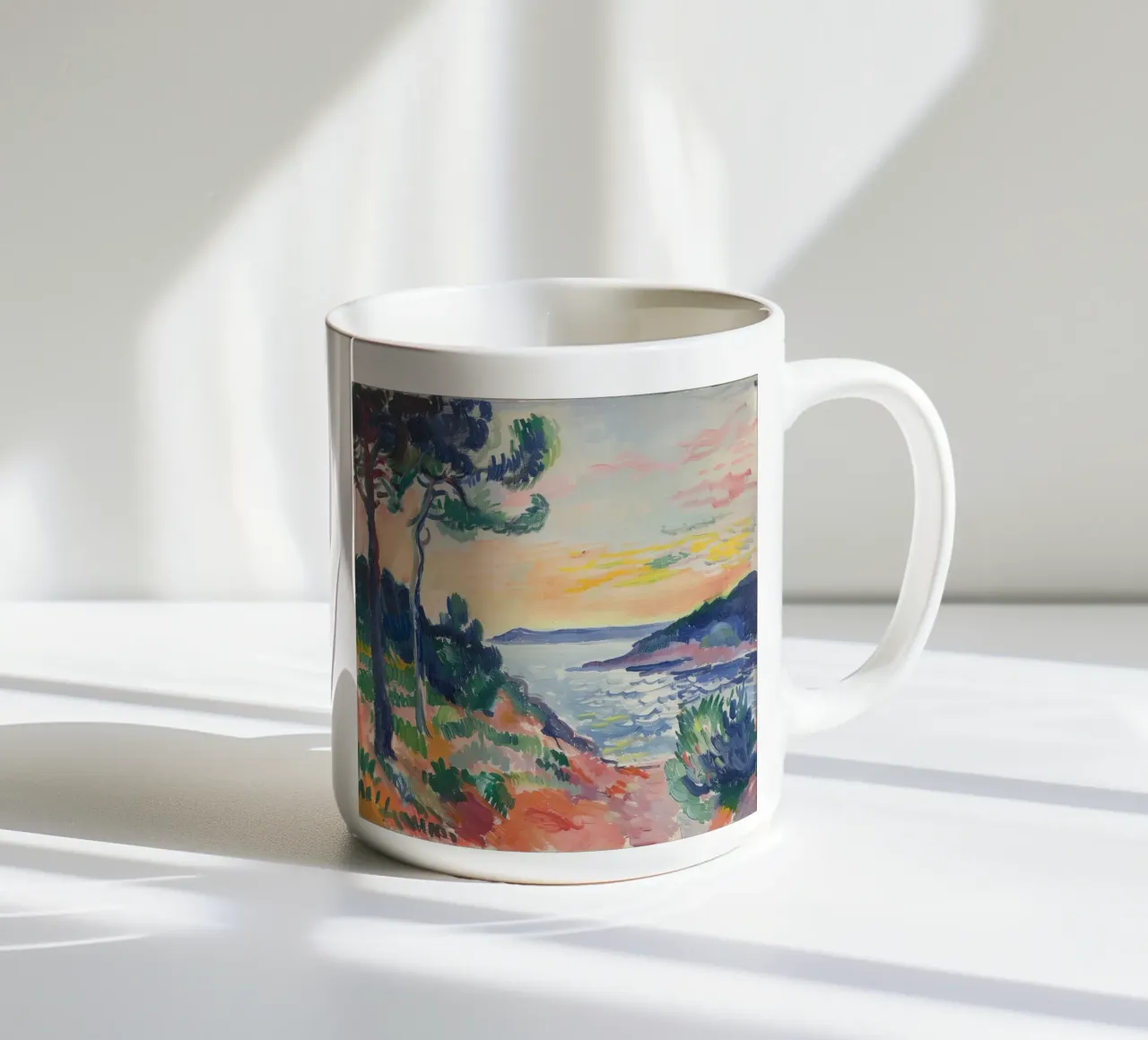 Orizzonti pieni di sogni tazza in ceramica da Nikis Art Studio