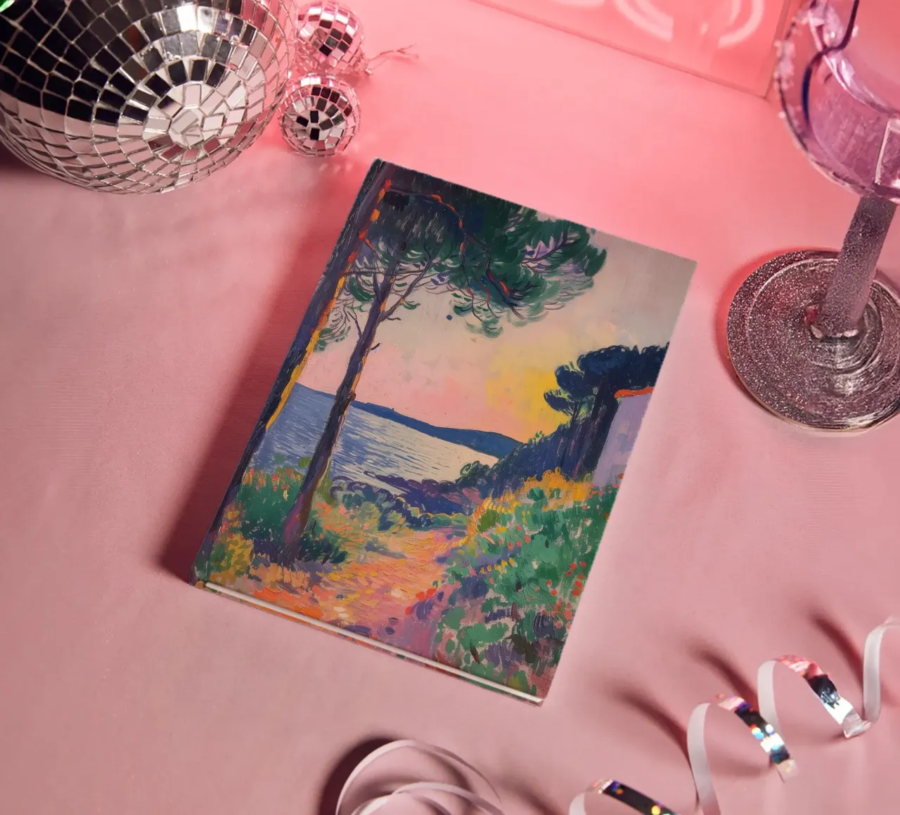 Lifelines in the landscape notebook by Nikis Art Studio