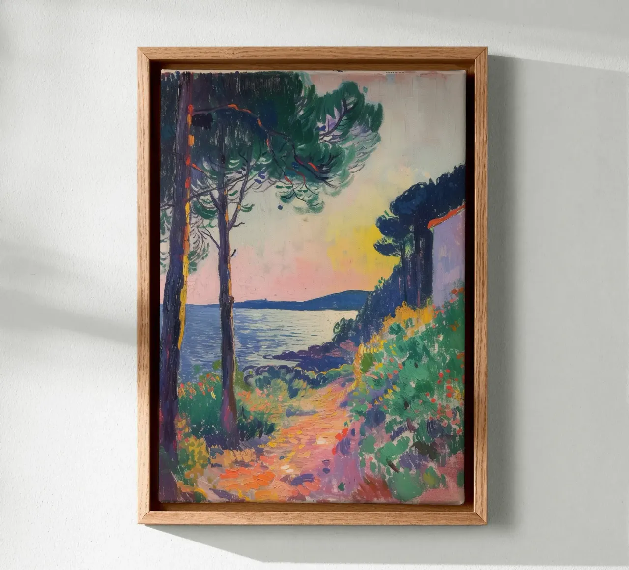 Levensaders in het landschap canvas van Nikis Art Studio