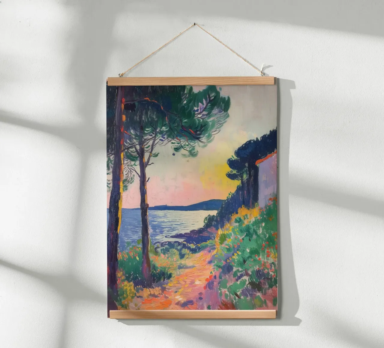 Linee di vita nel paesaggio carta hahnemühle da Nikis Art Studio