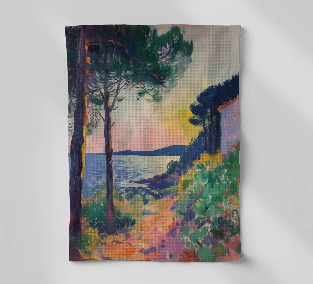 Lignes de vie dans le paysage torchon de Nikis Art Studio
