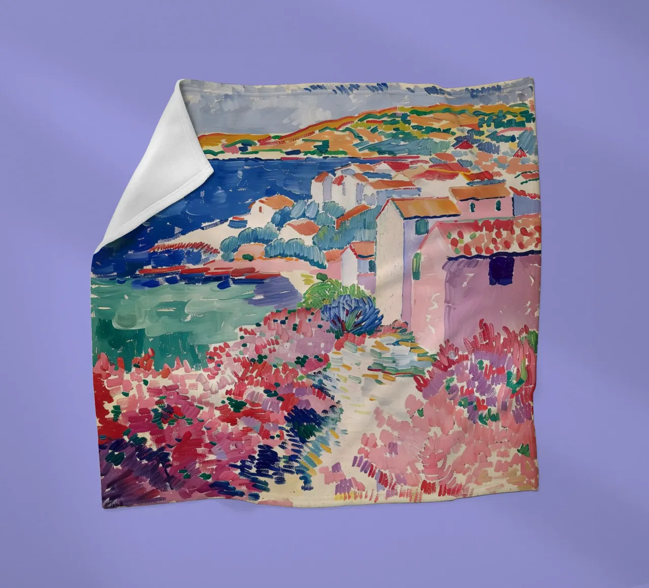 Una visione di luce e colore coperta in pile da Nikis Art Studio