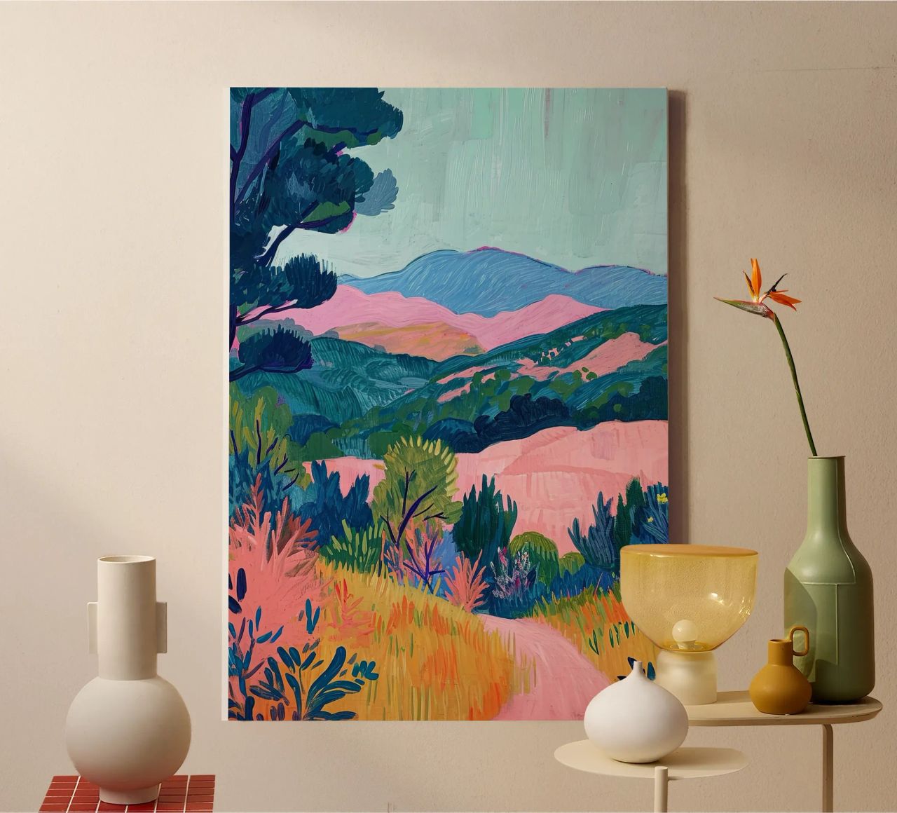 The whisper of the mountains canvas by Nikis Art Studio