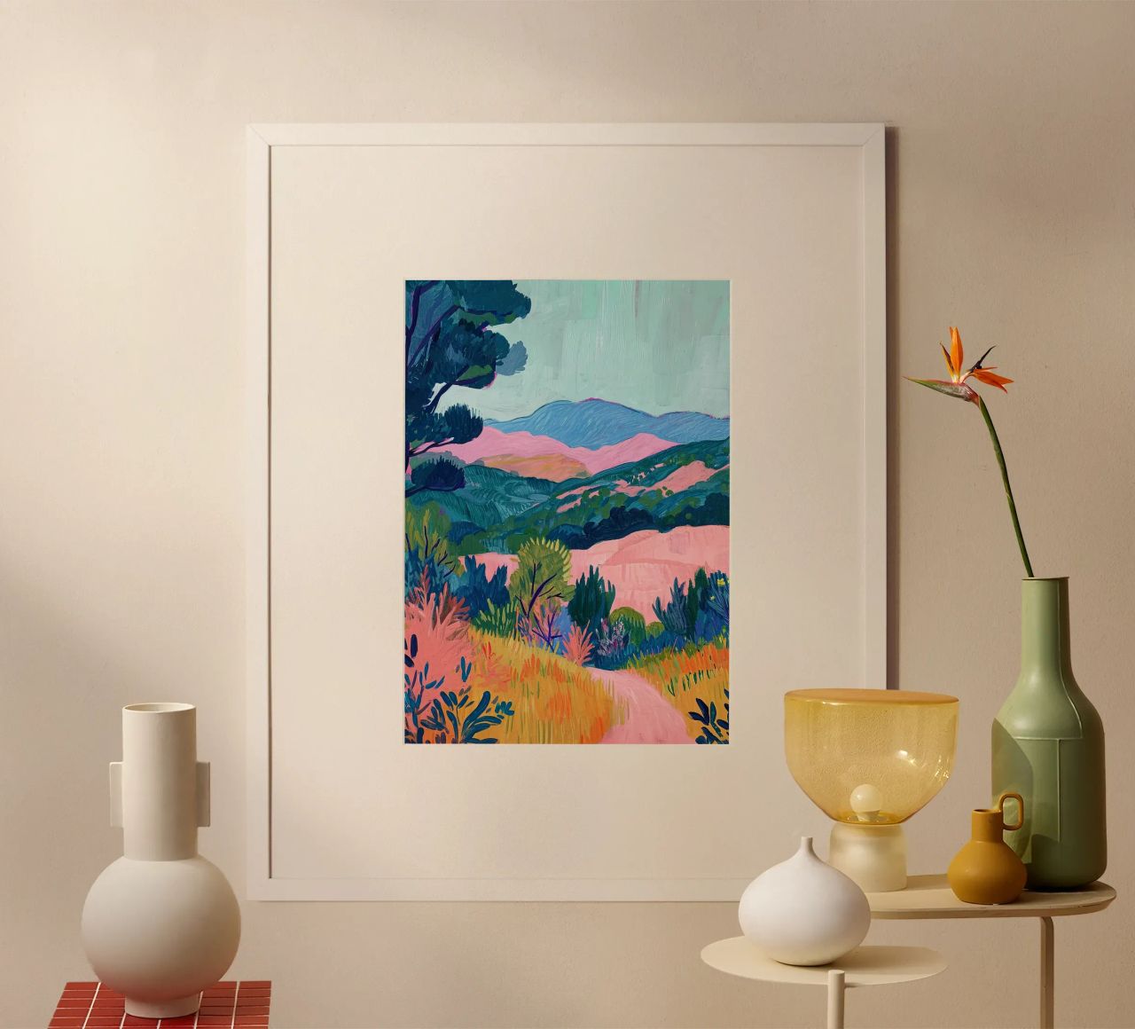 Das Flüstern der Berge Poster von Nikis Art Studio