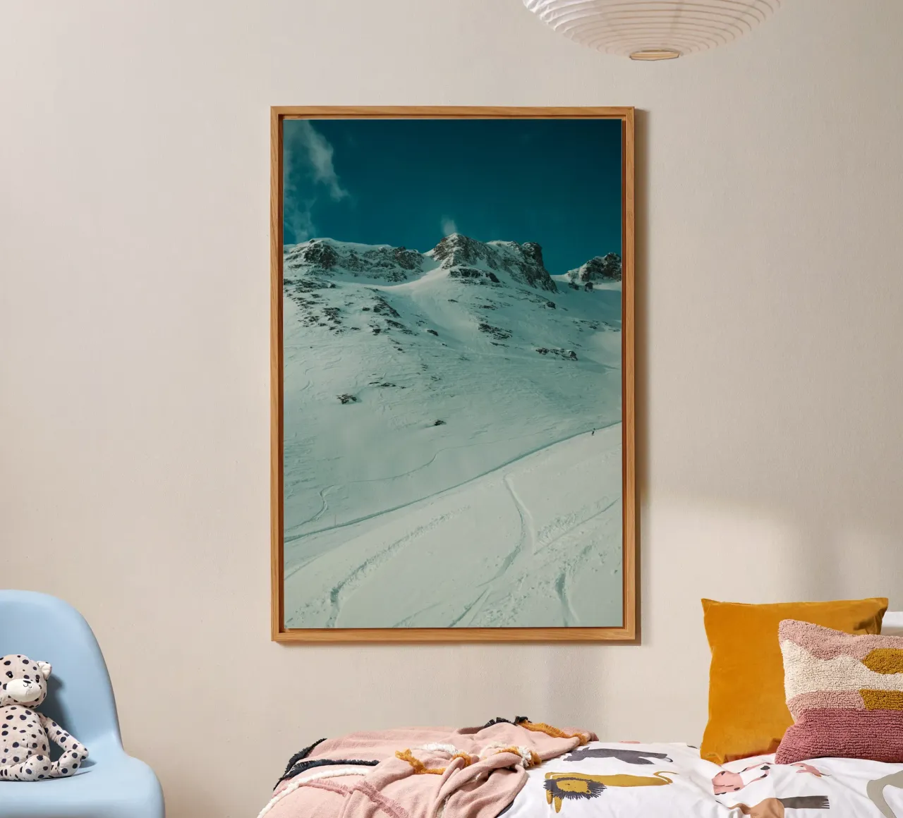 Clouds and Snow alluminio dibond da Sebastian Hilgetag