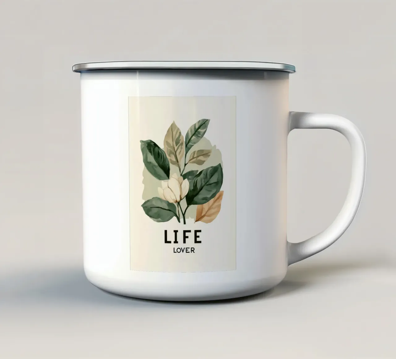 Life Lover No 2 tazza in smalto da treechild