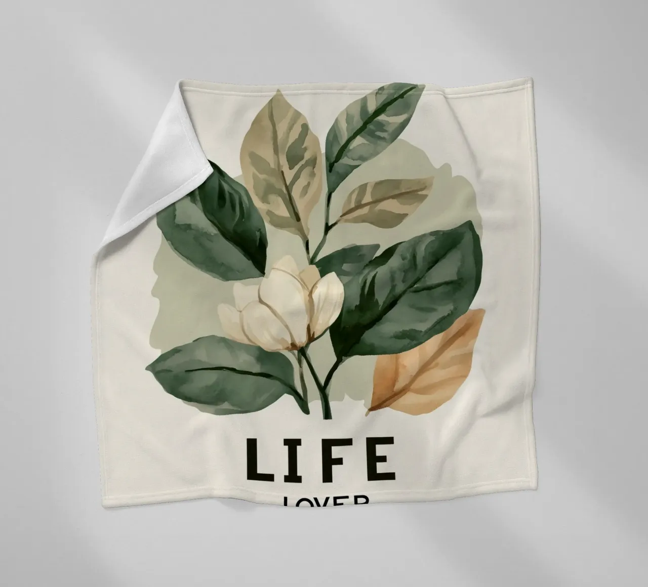 Life Lover No 2 coperta in pile da treechild
