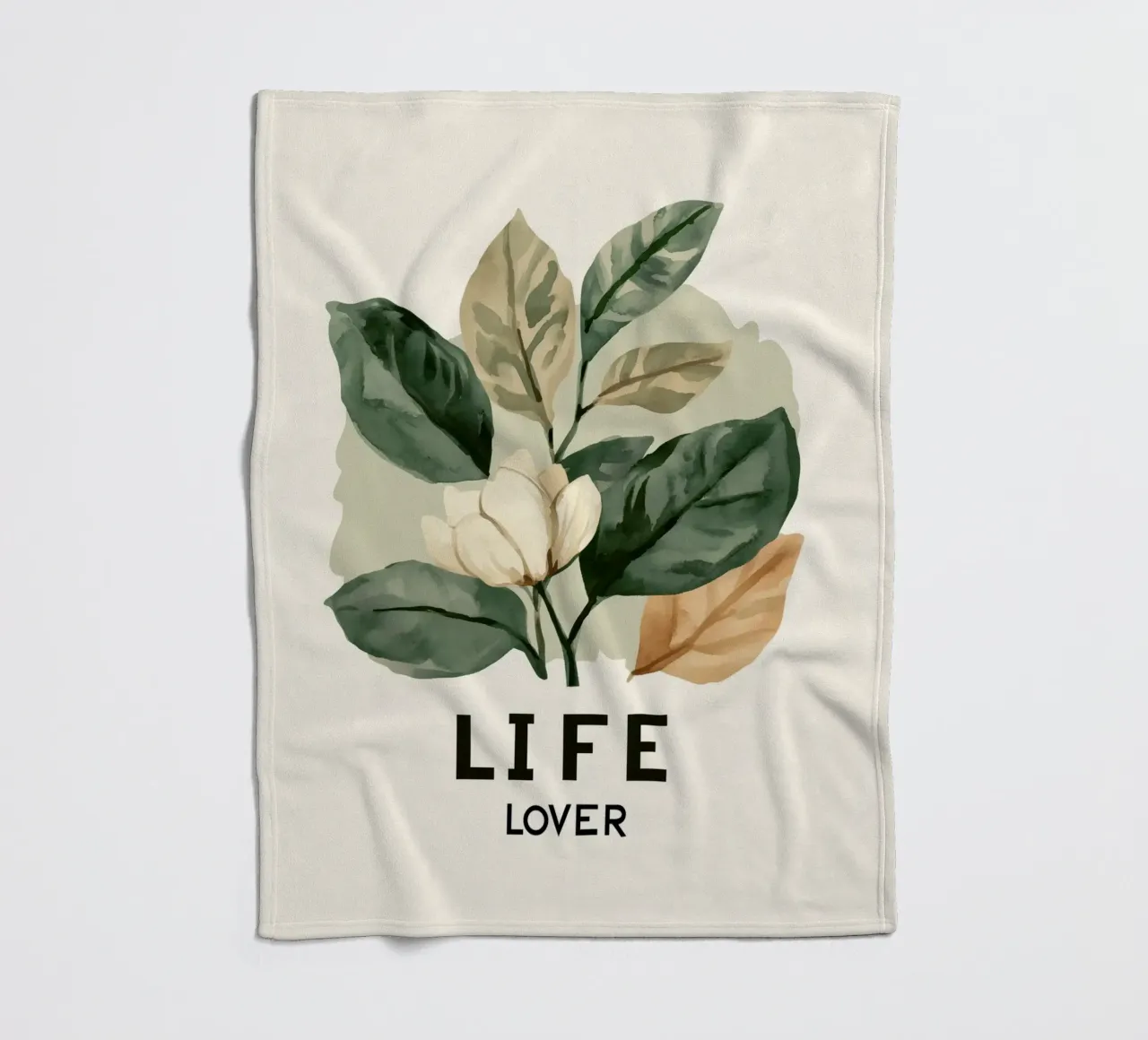 Life Lover No 2 coperta in pile da treechild