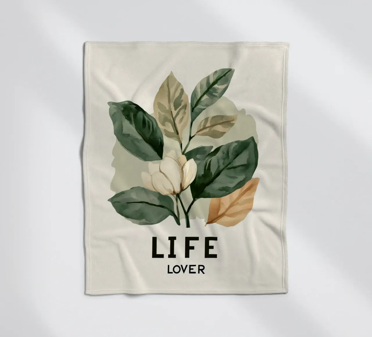 Life Lover No 2 coperta in pile da treechild