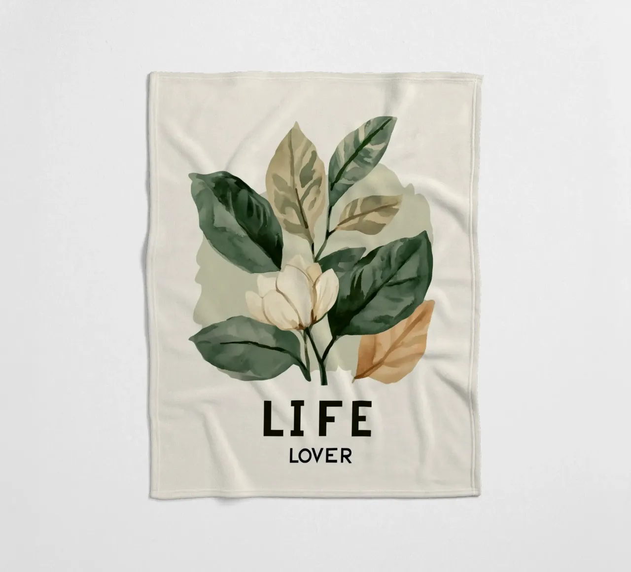 Life Lover No 2 coperta in pile da treechild