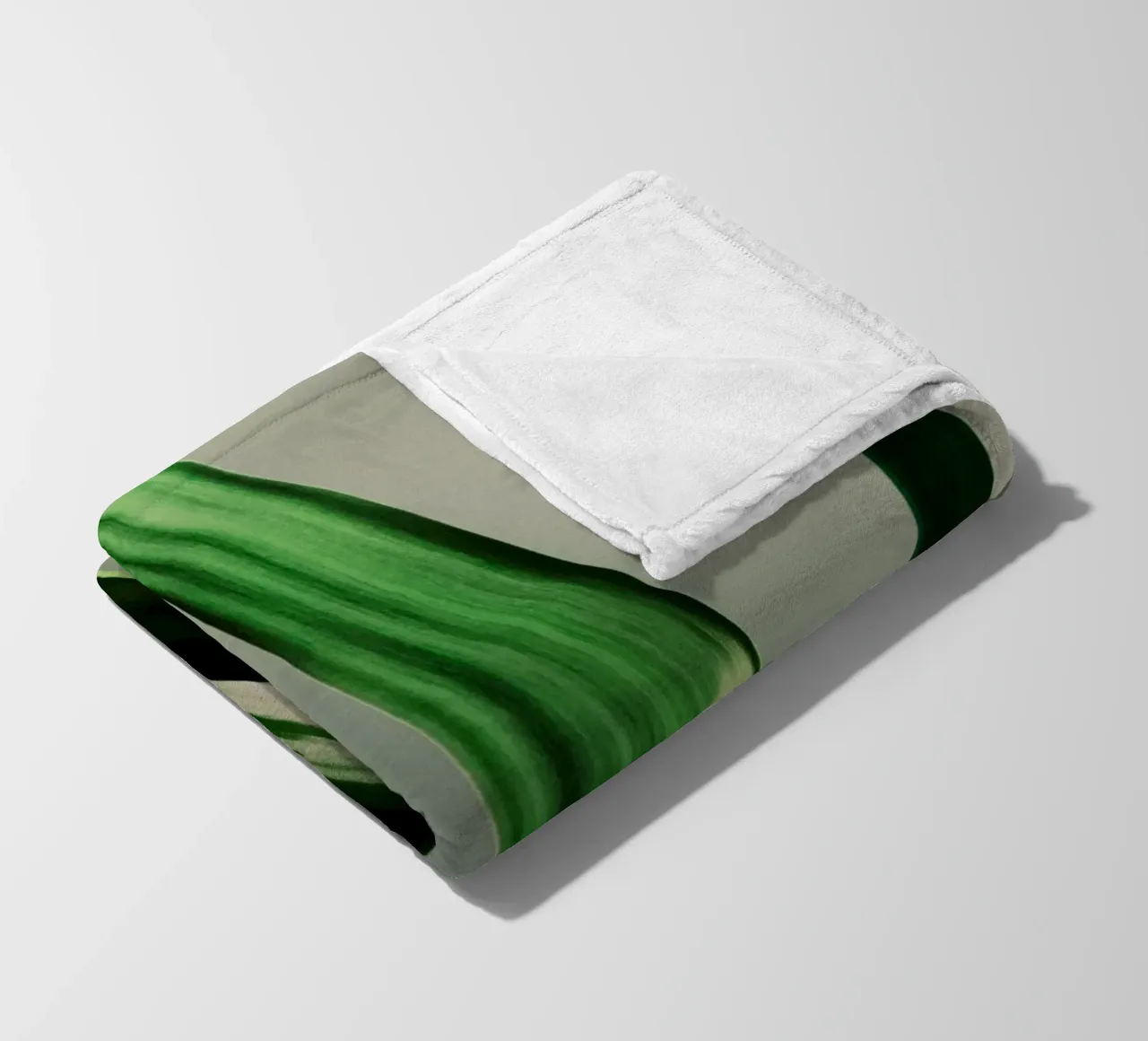 Green Leaves coperta in pile da Sebastian Hilgetag