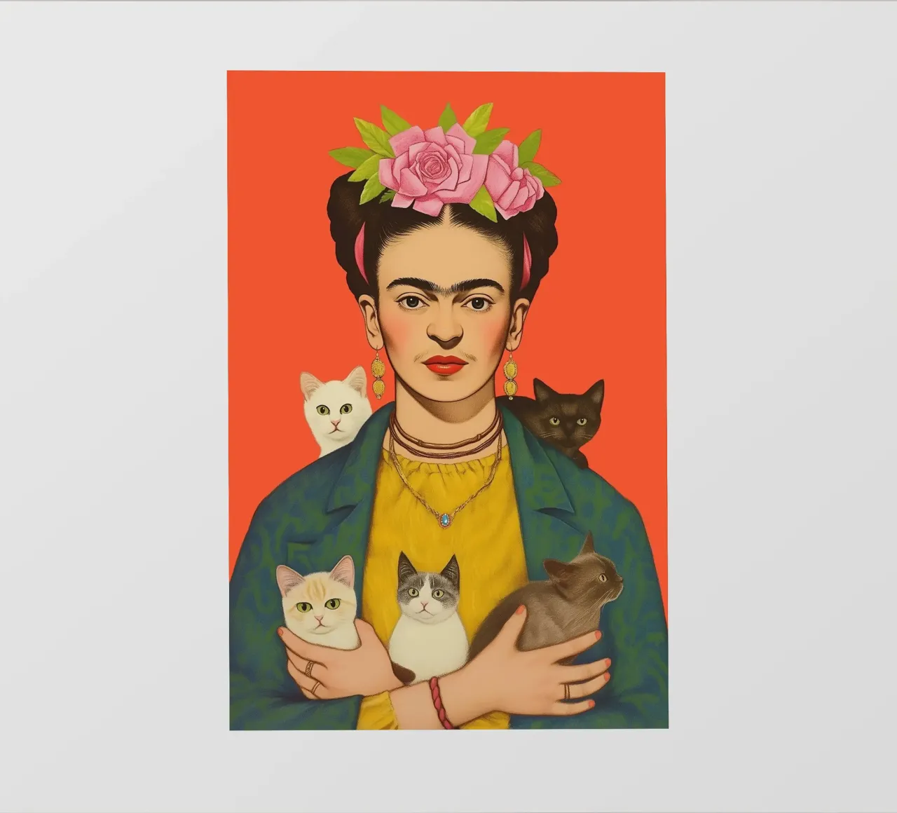 I gattini di Frida telo in pvc da Carinaprint