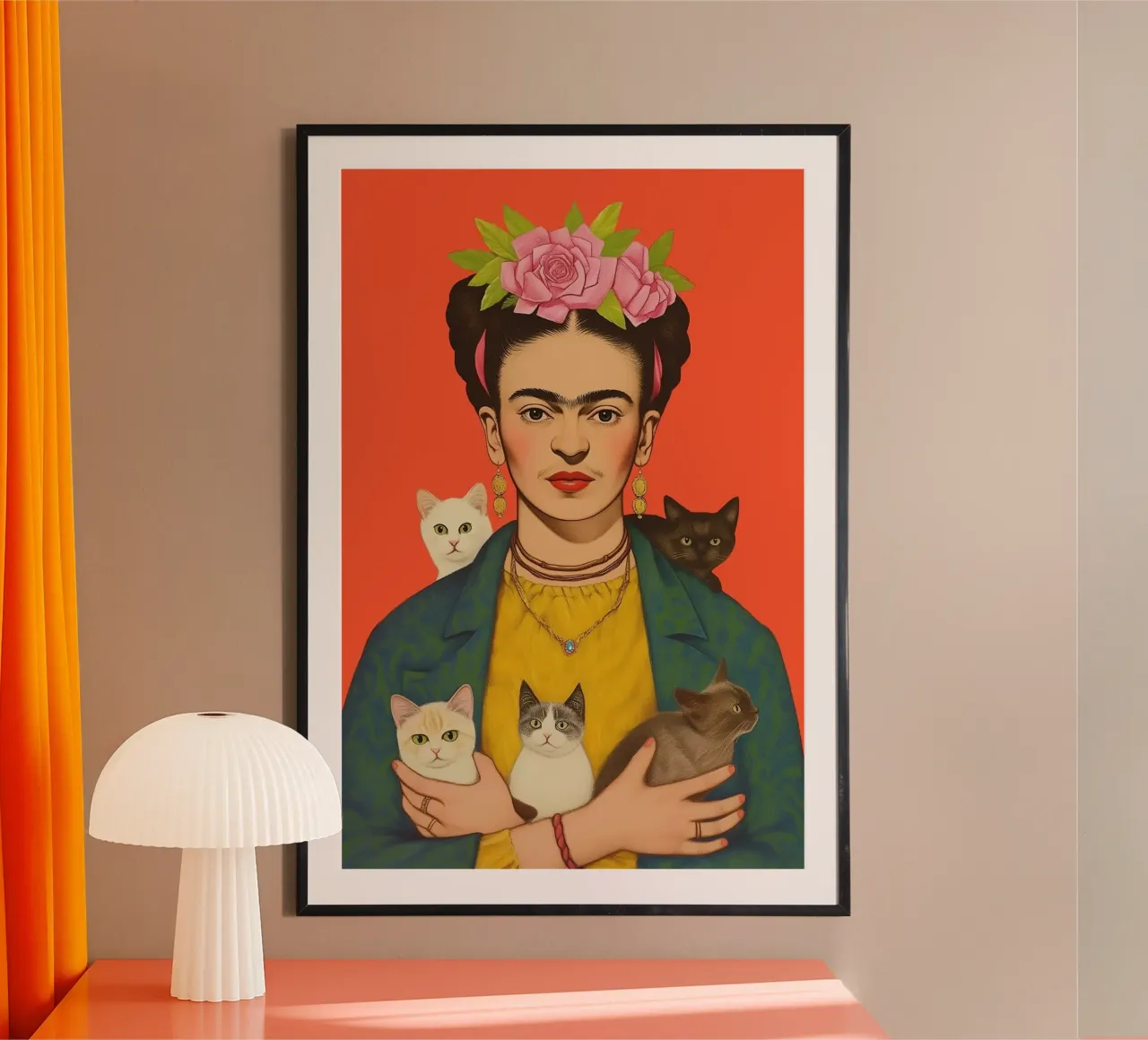I gattini di Frida carta hahnemühle da Carinaprint