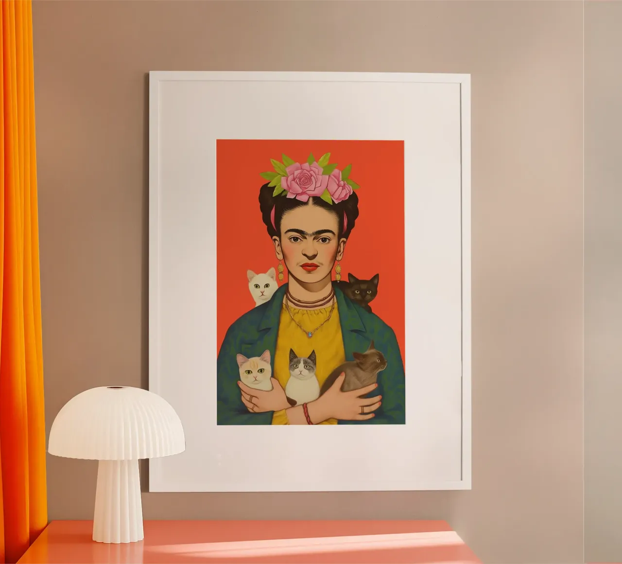 I gattini di Frida carta hahnemühle da Carinaprint